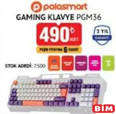POLOSMART GAMİNG OYUNCU KLAVYE PGM36 indirimli fiyat POLOSMART GAMİNG OYUNCU KLAVYE PGM36 fiyat ve kampanya bilgisi